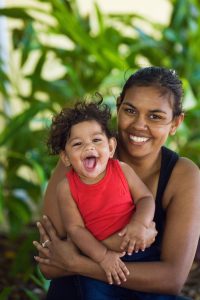 B2FTDP Aboriginal woman and child